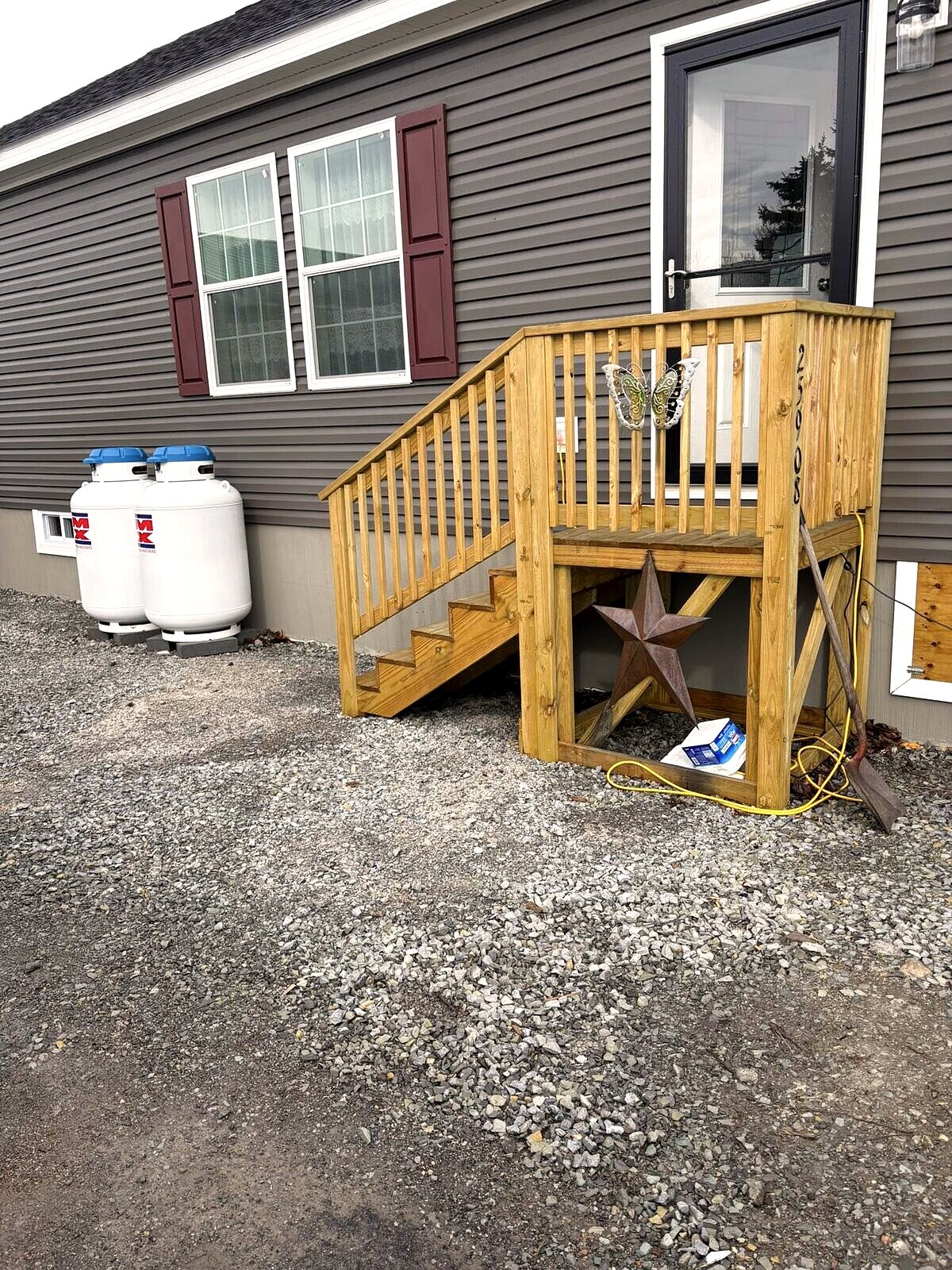 Deck & stair build in Plessis, NY